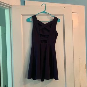 dark navy blue dress